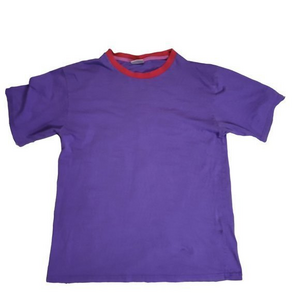 Teddy Fresh Men's‎ Large Purple Red Collar T Shirt